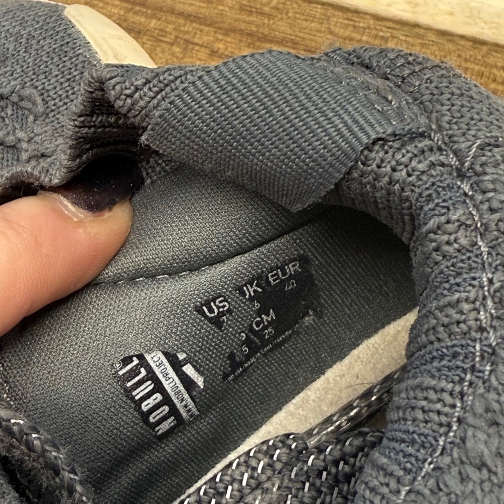 NOBULL Allday Knit Shoes Women's 8.5 Men 7 Gray Gum Lightweight Training Sneaker - Picture 10 of 12